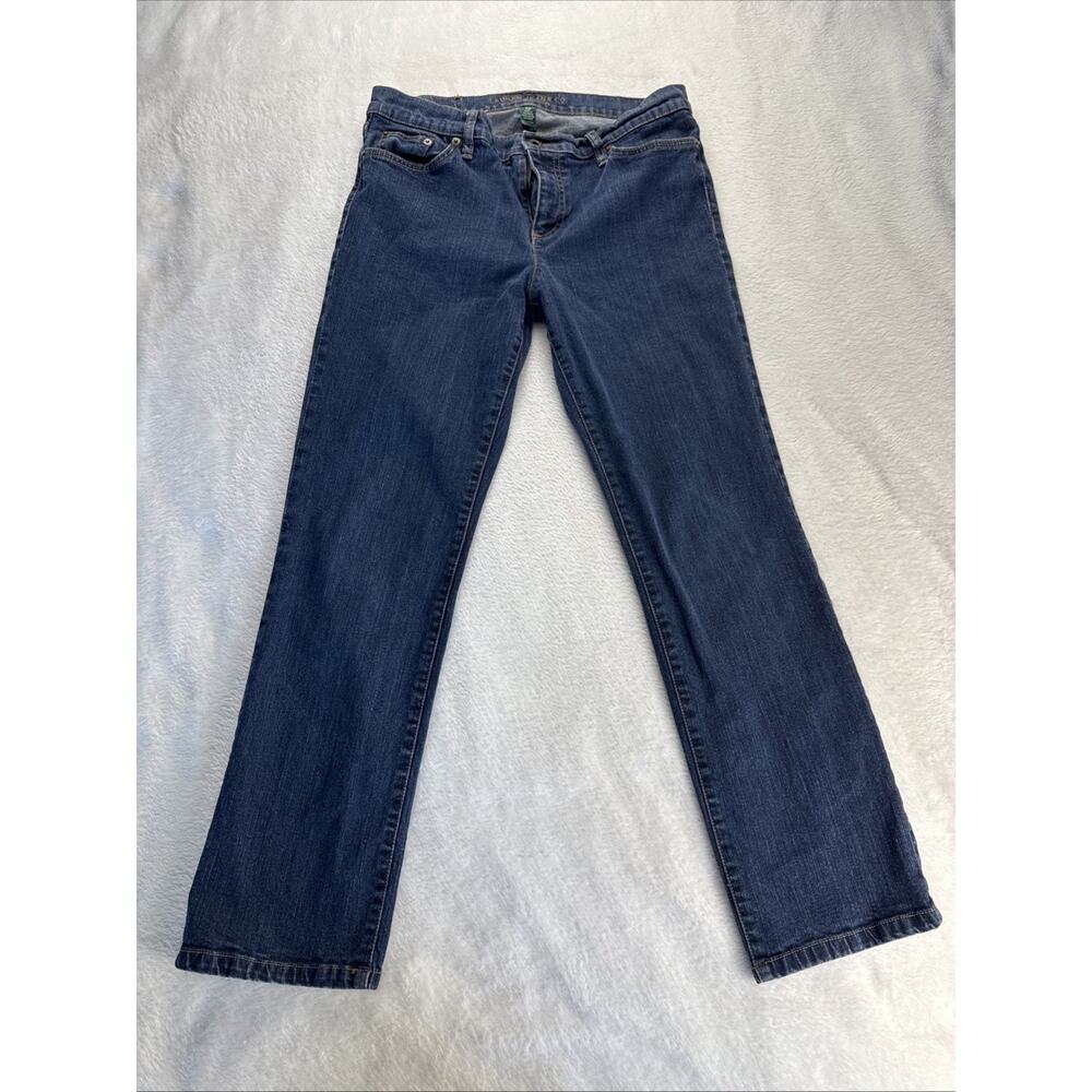 Lauren Ralph Lauren Women’s Denim Blue Jeans Classic Straight Size 10P